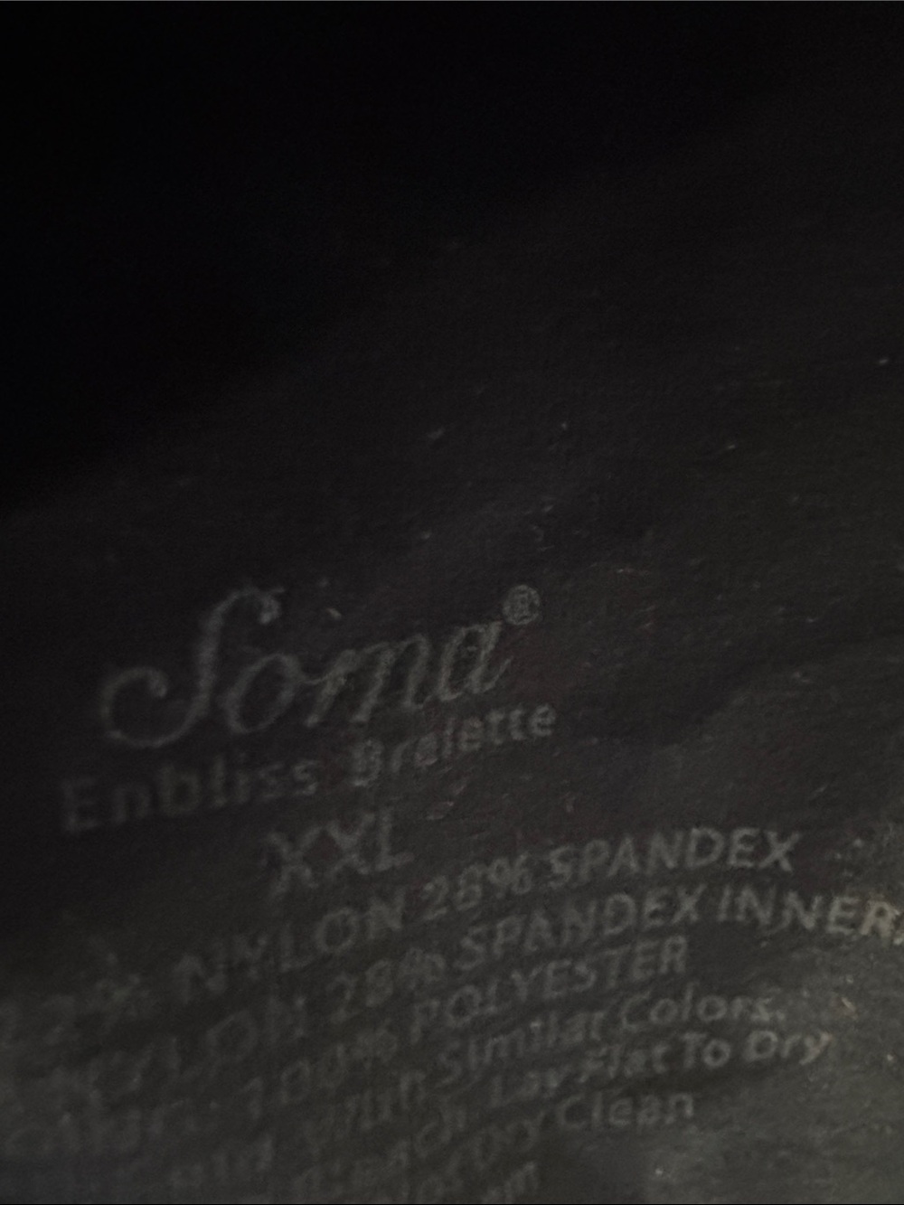 SOMA Seamless Navy V‑Neck Bralettes~set of 2 EUC XXL - Picture 4 of 7